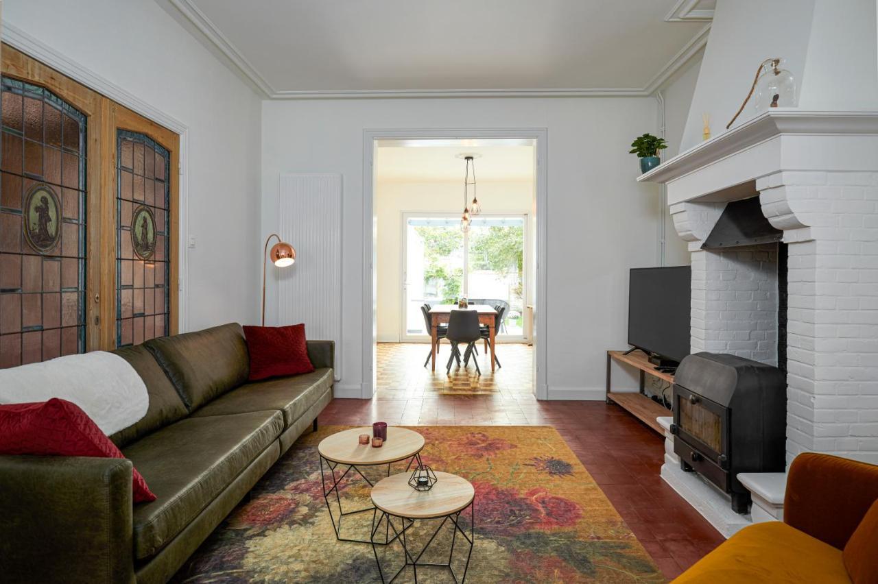 Villa Trendy, Authentieke Woning Met Groot Terras En Tuin Brügge Exterior foto