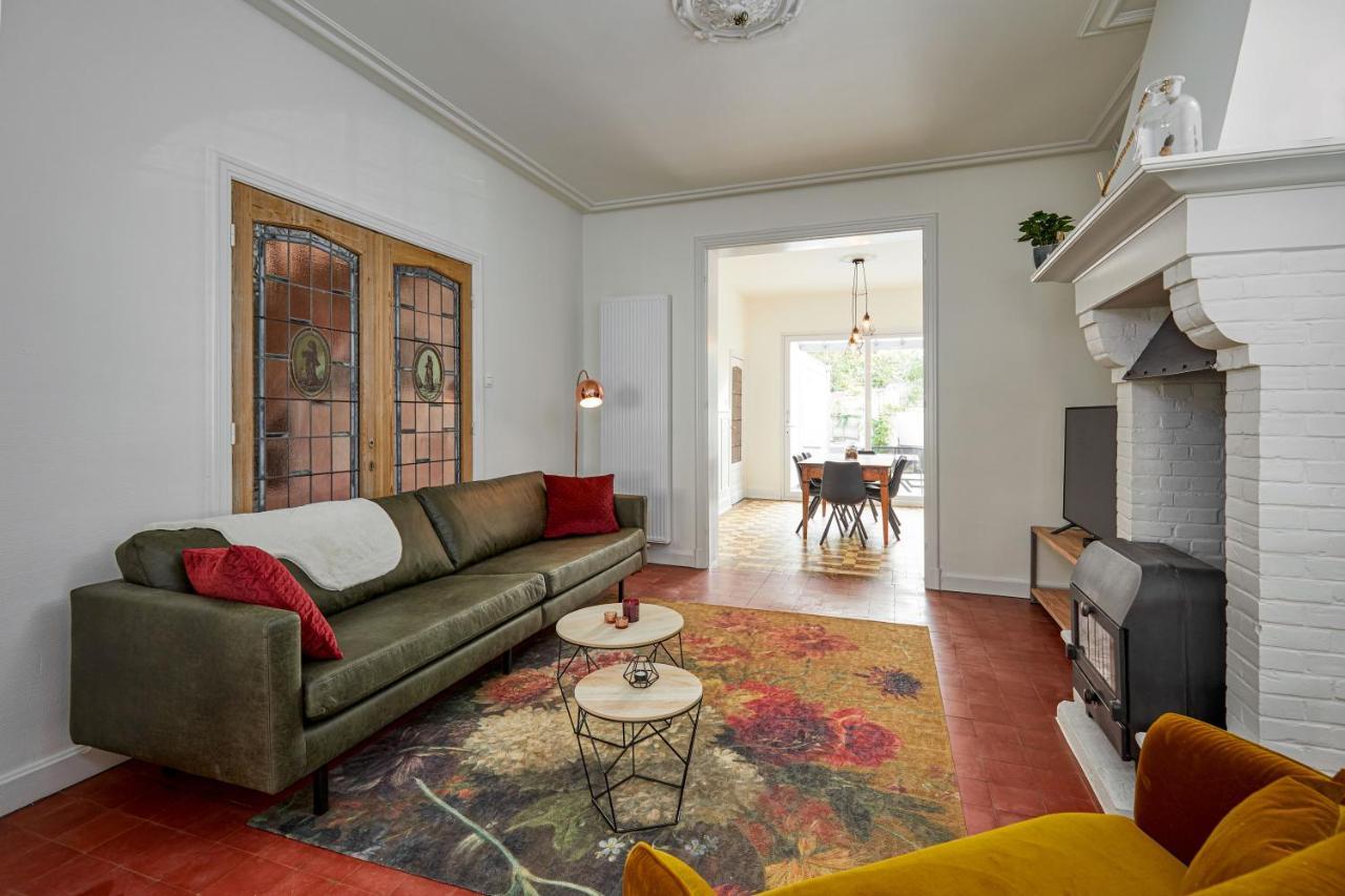 Villa Trendy, Authentieke Woning Met Groot Terras En Tuin Brügge Exterior foto
